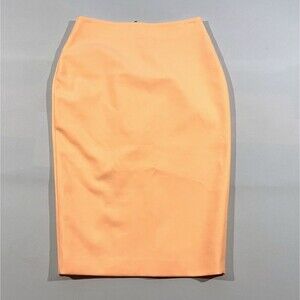 Elizabeth and James Womens Mango Stretch Pencil Split Skirt Sz 4